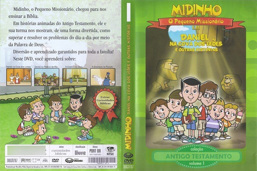 Dvd Midinho O Pequeno Missionario Daniel Na Cova Dos Leões 1