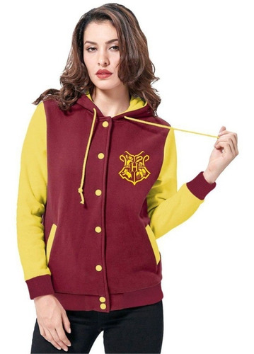 jaqueta harry potter moletom blusa college