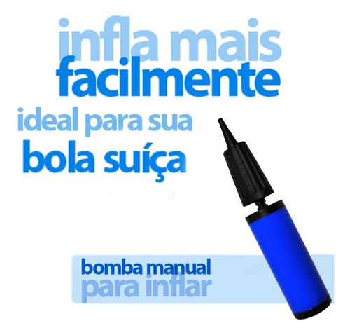 Bola 65 Cm + 2 Mini Bands + Faixa Elástica + Overball 25 Cm