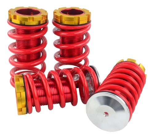 Suspension Regulable Color Rojo Honda Cr-x 1988 - 1991 C R X