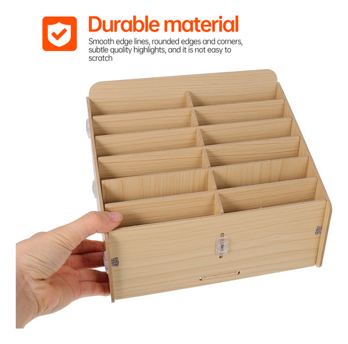 Caja De Almacenamiento Para Brochas De Maquillaje Vanity, Fu