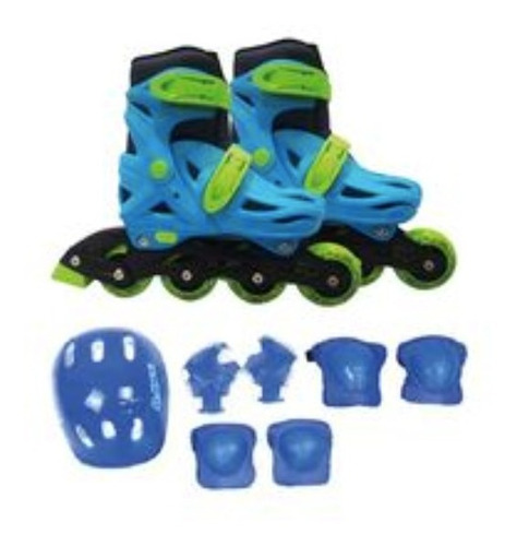 Roller 2 En 1 C Proteccion Azul Urban Infantil Isakito 0291