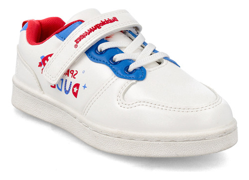 Zapatilla Niño Bubblegummers Clavel Blanco