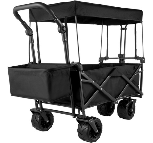 Carrito Pegable De Jardin Mandado Con Techo