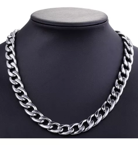 Cadena para hombre de acero inoxidable collar regalos para él 3,5 mm 16 18  20 22 24 collar con cierre de langosta Hombres -  México