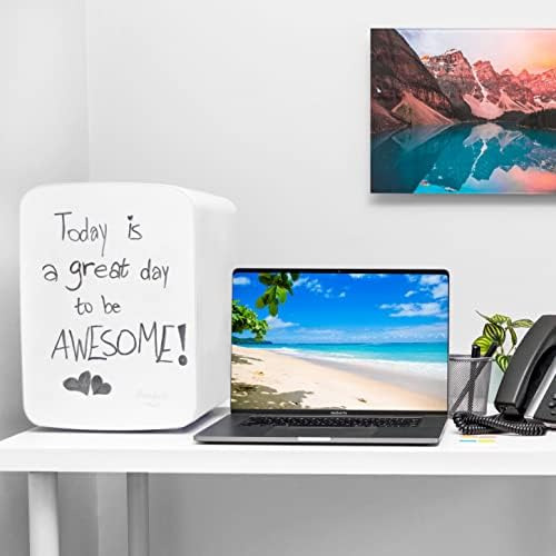 Cooluli Vibe Mini Nevera Para Dormitorio, Con Pizarra Magnét