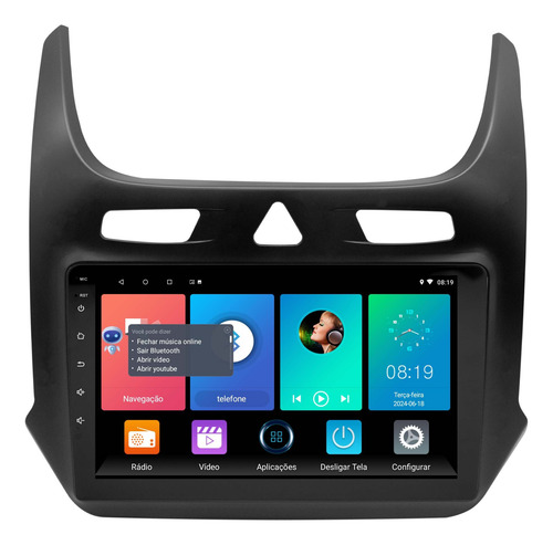 Multimidia Cobalt Lt/ltz 2012/22 9p Android 2gb Carplay Voz