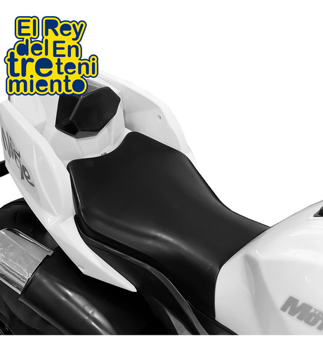 Imagen 7 de 7 de Moto A Batería Con Ruedas Luces Música Y Usb El Rey