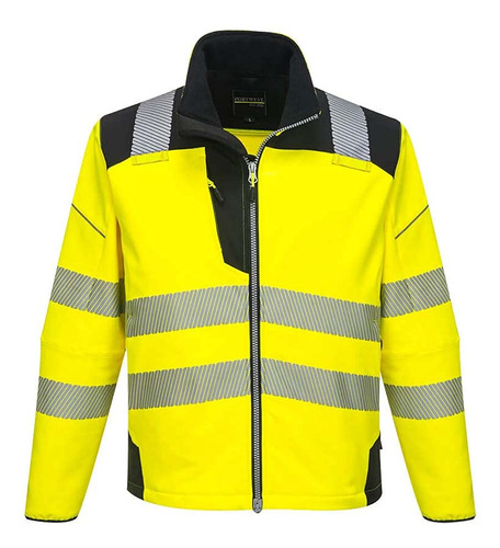 Chaqueta Softshell Alta Visibilidad Para Trabajo Proteccion