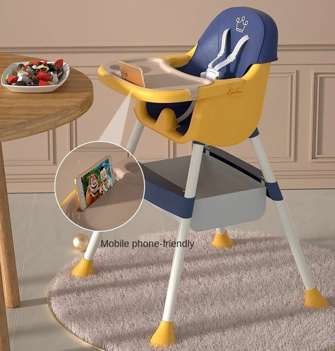 Silla De Comer Bebe 2 En1 Voyage Snak Con Cinturón Seguridad