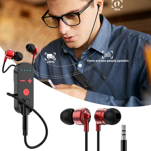 Deporte Al Aire Libre Auriculares Auriculares De Rojo