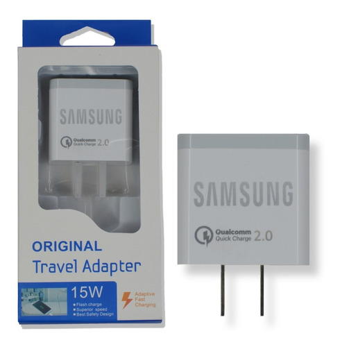 Taco Cargador Celular Usb Samsung 15w 2.0amp