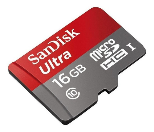 Memoria Sandisk Micro Sd 16gb 80 Mbs Clase 10 Garantia 1 Año