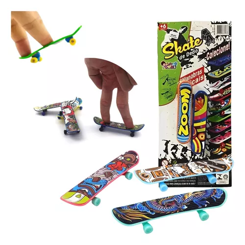 Kit 5 Skate de Dedo Conjunto Mini Fingerboard Esportivo, Magalu Empresas