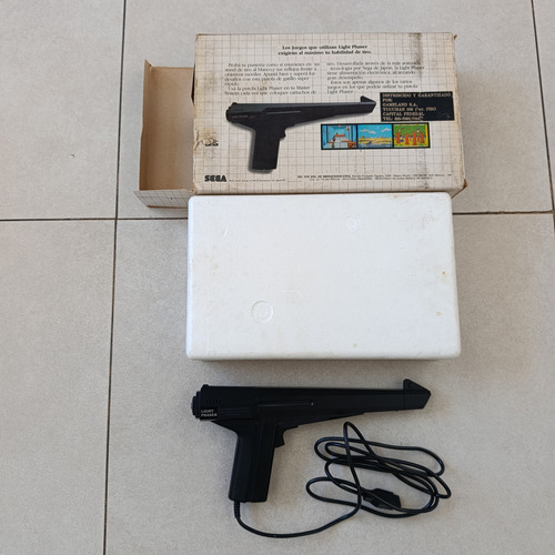 Light Phaser Sega Pistola Master Syst Tectoy Con Caja Negro (Usado)