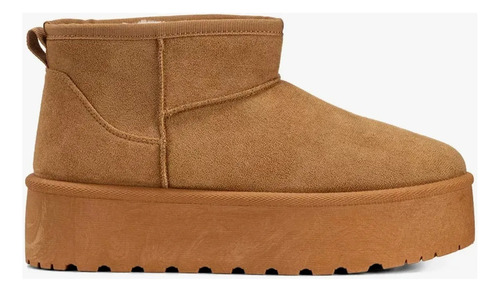 Botas Térmico Chiporro Plantaforma Mujer Nieve De Gamuza