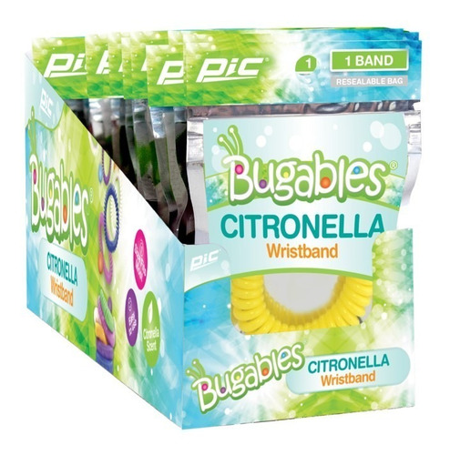 Bugables Pulseras Citronella 24pack Pic