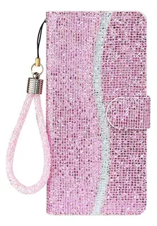 Capa Tipo Carteira Gloss Bling Bling Para iPhone