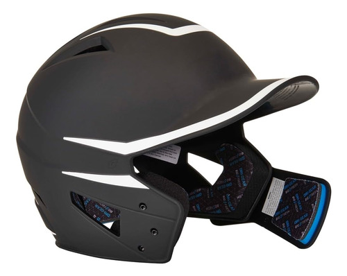Casco De Bateo Champro Hx Legend Plus, Negro Y Blanco, Tamañ