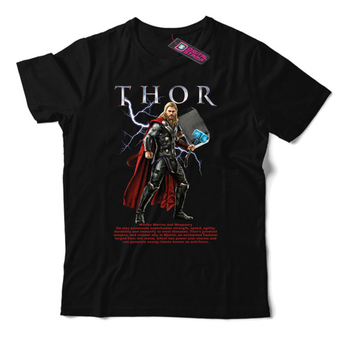 Remera Marvel Thor Pelicula Comic Superheroes Mv43 Dtg