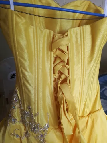 Vestido Xv Años Amarillo Strapless Corset Bella en venta en Hermosillo  Sonora por sólo $ 3,  Mexico