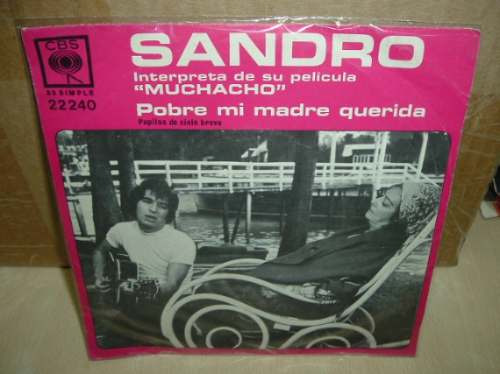 Sandro Pobre Mi Madre Querida Muchacho Simple C/tapa