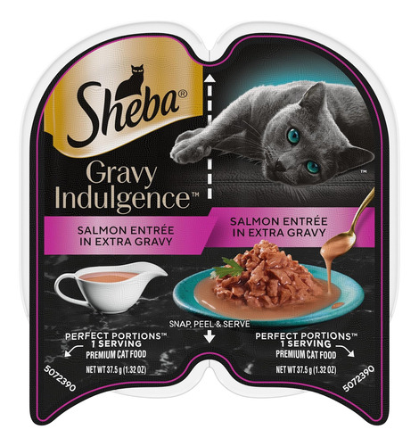 Gravy Indulgence Alimento Humedo Para Gatos Adultos Salmon E