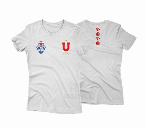 Polera Universidad De Chile Mujer Dis2