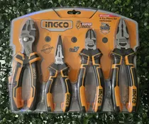 Comprar Set 4 Alicates Punta Larga Corte Diagonal Combinado Mecánic