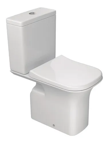 Inodoro Largo Sanitario Loza Blanca Sin Mochila Polo Deca