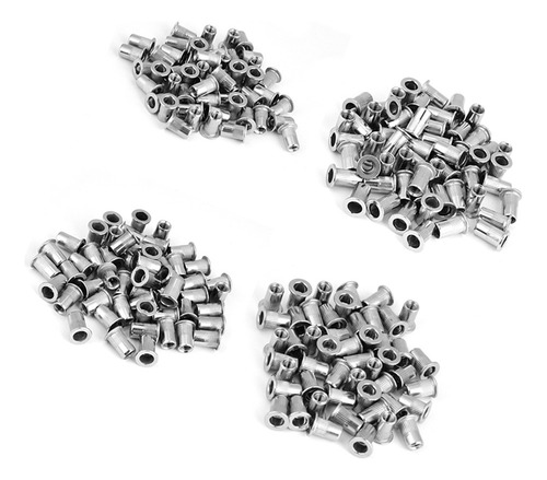 200 Piezas De Inserto Roscado M3, M4, M5, M6 304 De Acero In