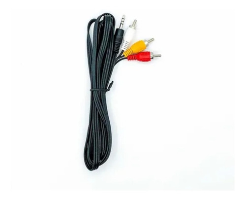 Cable Mini Plug 3.5 Mm A Rca Audio Y Video De 1.3 Metros