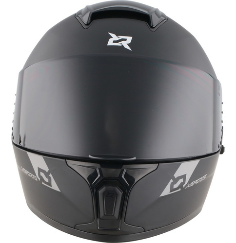 Imagen 2 de 9 de Casco Integral Moto Negro Mate Con Lentes - Gkmotos.uy