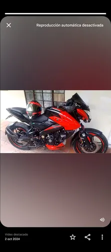 Motocicleta Ns 200 Rojo Escarla Pulsarmania