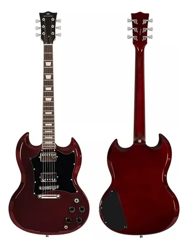 Guitarra Elétrica Basswood Michael Hammer Gm850n Wine Red