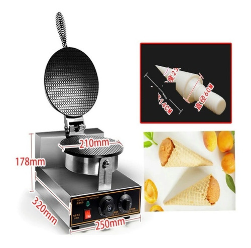 Imagen 1 de 7 de Maquina Para Hacer Conos De Helado 110 Voltios Nuevas $220