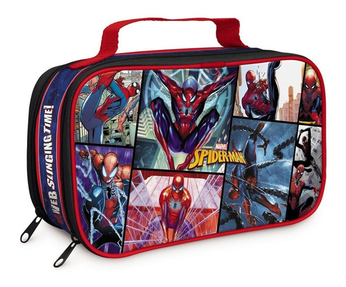 Cartuchera Canopla Doble Cierre Spiderman 1856 Maple Envio