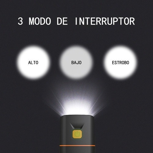 Imagen 5 de 7 de Lámpara Led T6 Recargable 1000 Lm Impermeable Para Bicicleta