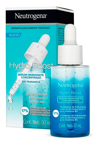 Duo Neutrogena Hydroboost Serum Ácido Hialurónico+hidratante