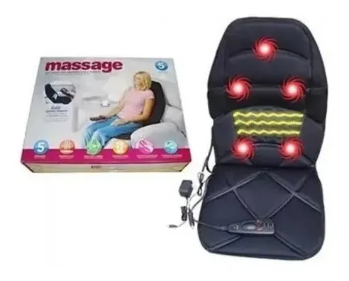Silla Masajes Portátil Espalda Caliente Carro Casa