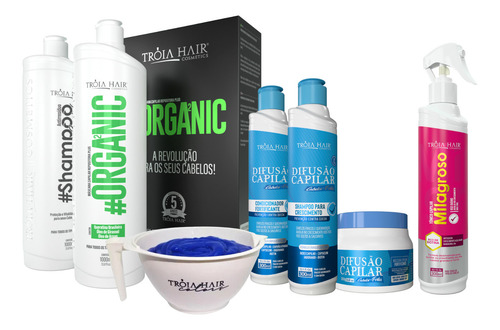 Progressiva Organic + Difusão Capilar + Tônico Milagroso