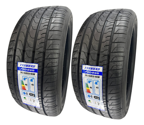 Kit 02 Pneus 245/45r20 103w Farroad Frd866 Aro 20 Evoque