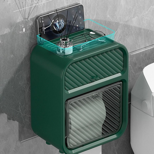 Caja De Almacenamiento De Papel Higiénico De Plástico Con So