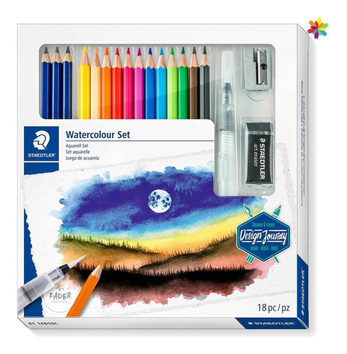 Staedtler Set De Acuarelas X 18