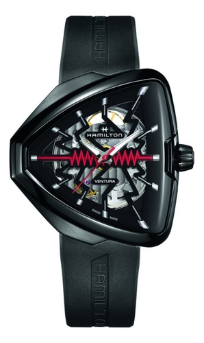 Hamilton Ventura Skeleton H24535331 Correa Negro