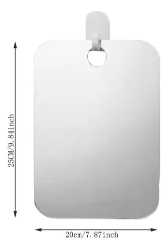 Espejo Antivaho Para Baño Y Ducha Para Colgar En La Pared, 2