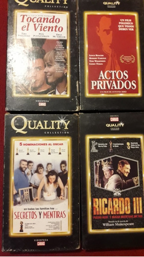 Lote Películas Clásicas Contemporáneas Parte 3 [5 Vhs]