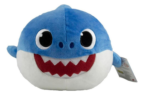 Brinquedo Pelucia Baby Shark Me Abraca Daddy Sharksunny 2351