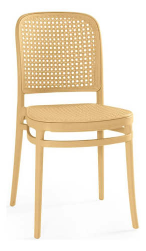 Mesa De Jantar Eiffel Preta 120x80cm Com 4 Cadeiras Roma Cor Nude