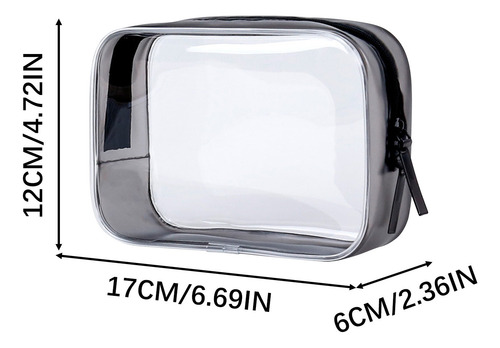 Bolsa Transparente De Viaje Para Cosméticos De Gran Capacida